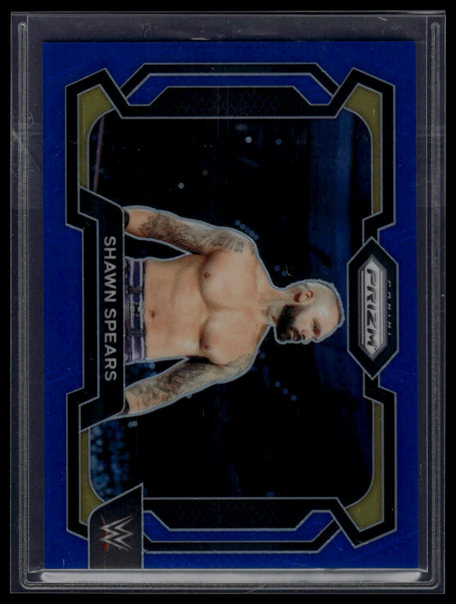 2024 Panini Prizm WWE #13 Brian Pillman Blue Prizms #/199