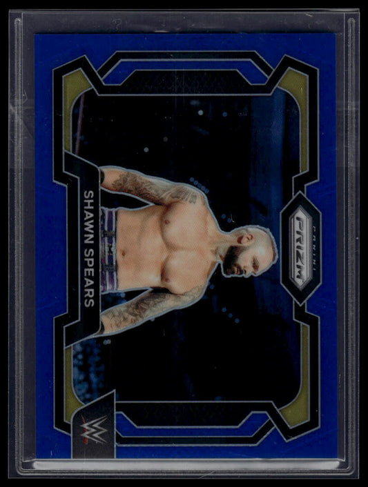 2024 Panini Prizm WWE #13 Brian Pillman Blue Prizms #/199