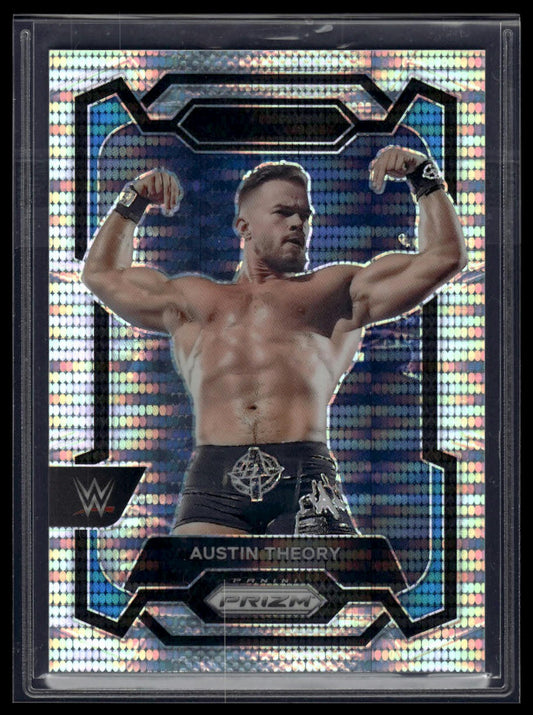 2024 Panini Prizm WWE #178 Austin Theory Pulsar Prizms #/499