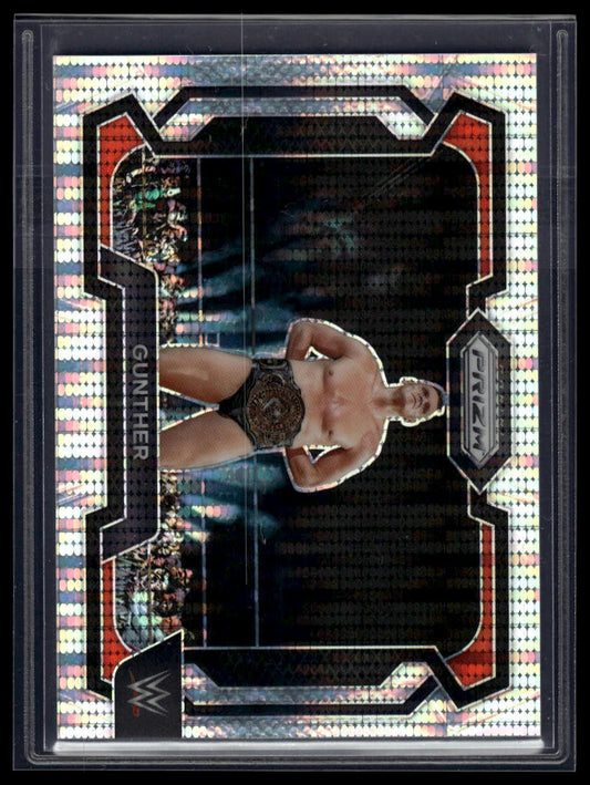 2024 Panini Prizm WWE #50 Gunther Pulsar Prizms #/499