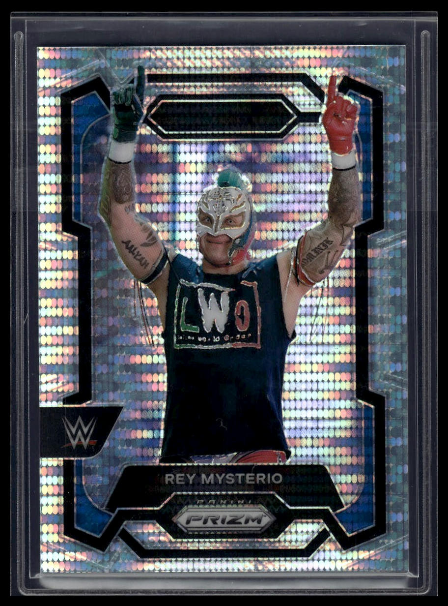 2024 Panini Prizm WWE #141 Rey Mysterio Pulsar Prizms #/499