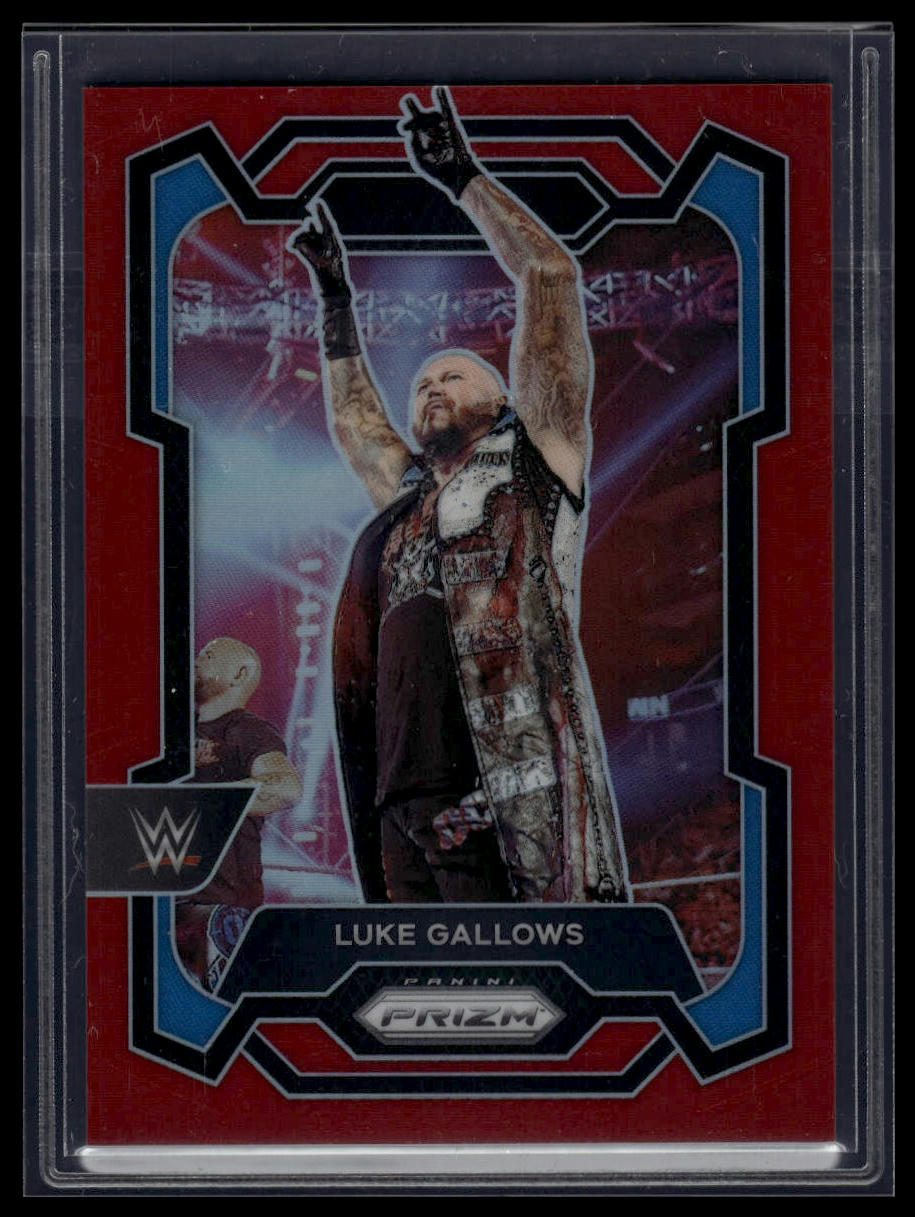 2024 Panini Prizm WWE #197 Luke Gallows Red Prizms #/299