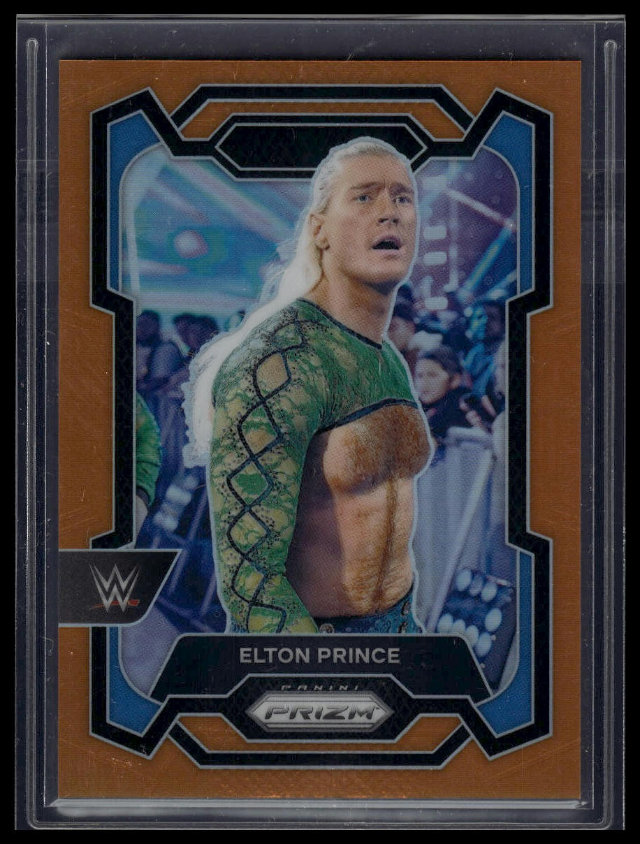 2024 Panini Prizm WWE #124 Elton Prince Orange Prizms #/99