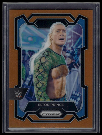 2024 Panini Prizm WWE #124 Elton Prince Orange Prizms #/99
