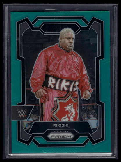 2024 Panini Prizm WWE #171 Rikishi Teal Prizms #/49