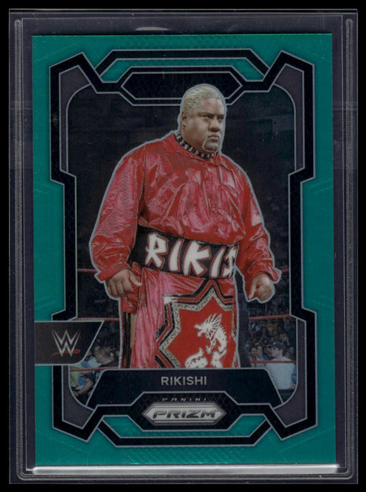 2024 Panini Prizm WWE #171 Rikishi Teal Prizms #/49
