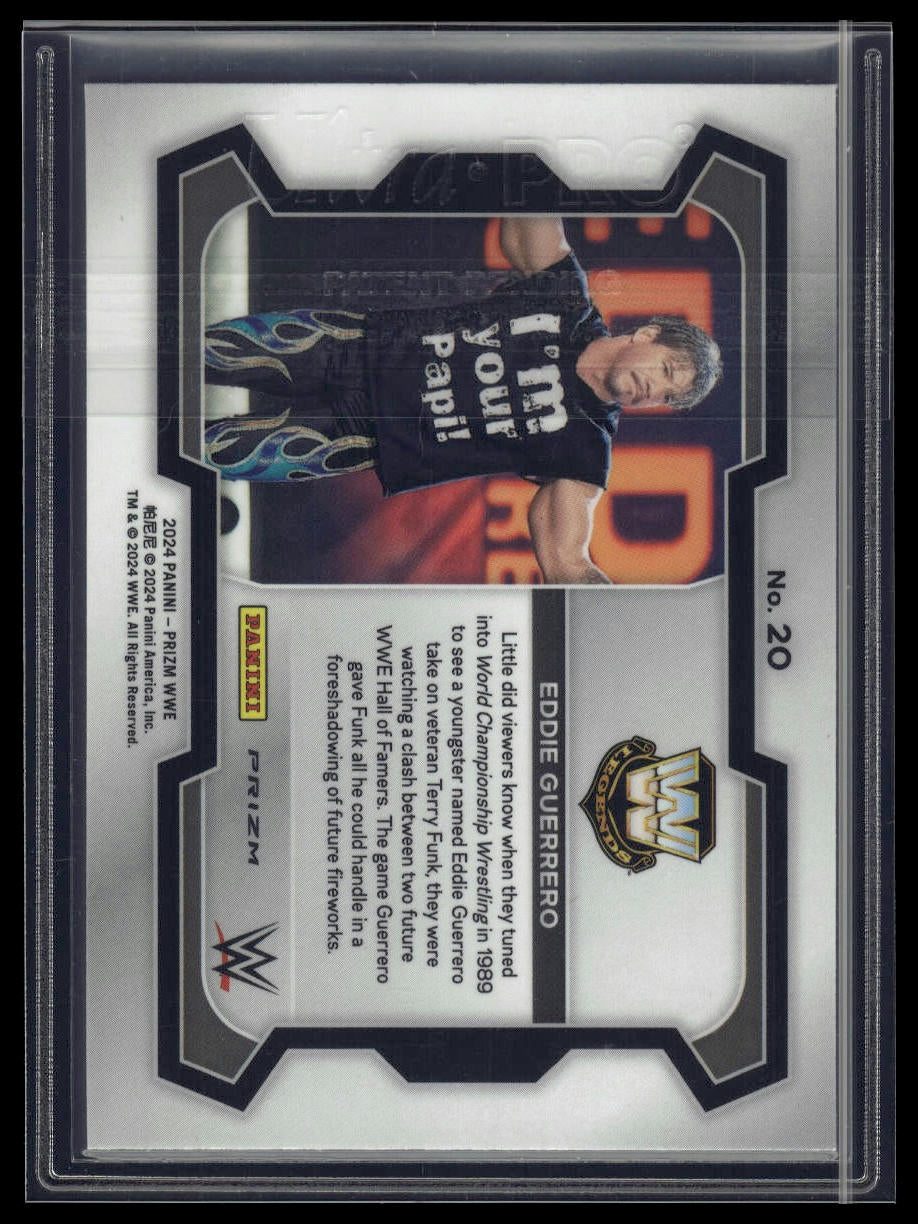 2024 Panini Prizm WWE #20 Eddie Guerrero Green Prizms