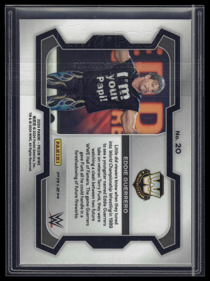 2024 Panini Prizm WWE #20 Eddie Guerrero Green Prizms