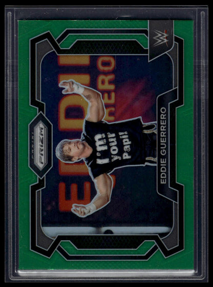 2024 Panini Prizm WWE #20 Eddie Guerrero Green Prizms