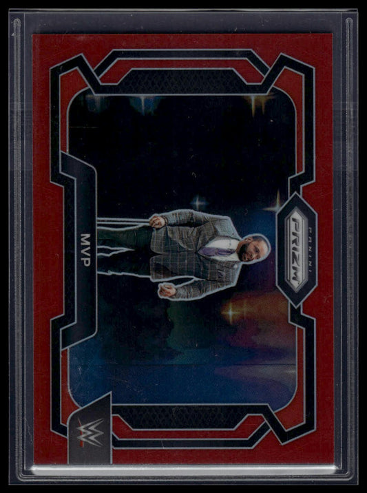 2024 Panini Prizm WWE #93 MVP Red Prizms #/299