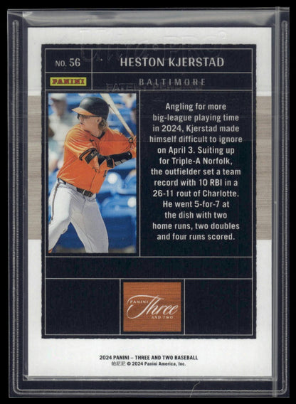 2024 Panini Three and Two #56 Heston Kjerstad #/99