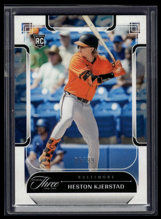 2024 Panini Three and Two #56 Heston Kjerstad #/99