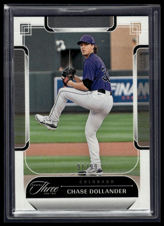 2024 Panini Three and Two #88 Chase Dollander #/99