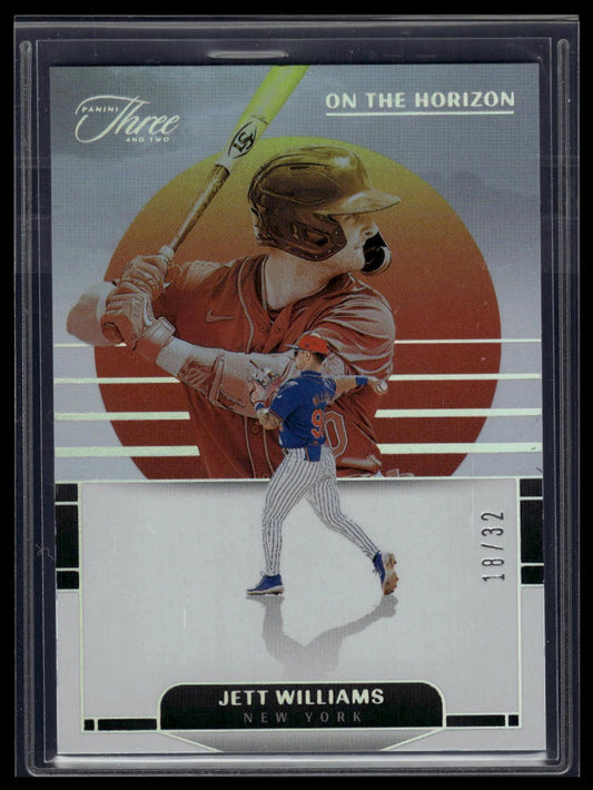2024 Panini Three and Two #2 Jett Williams On the Horizon Three and Two #/32