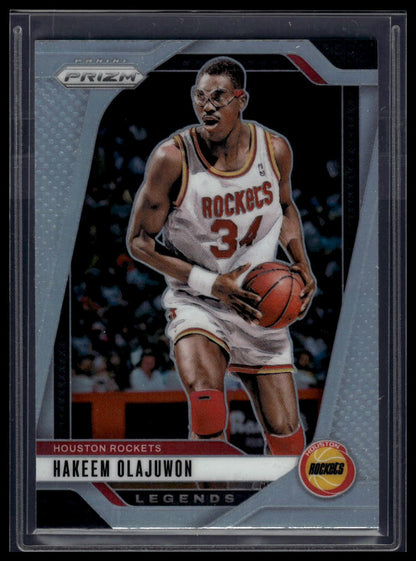2024-25 Panini Prizm #296 Hakeem Olajuwon Prizms Silver