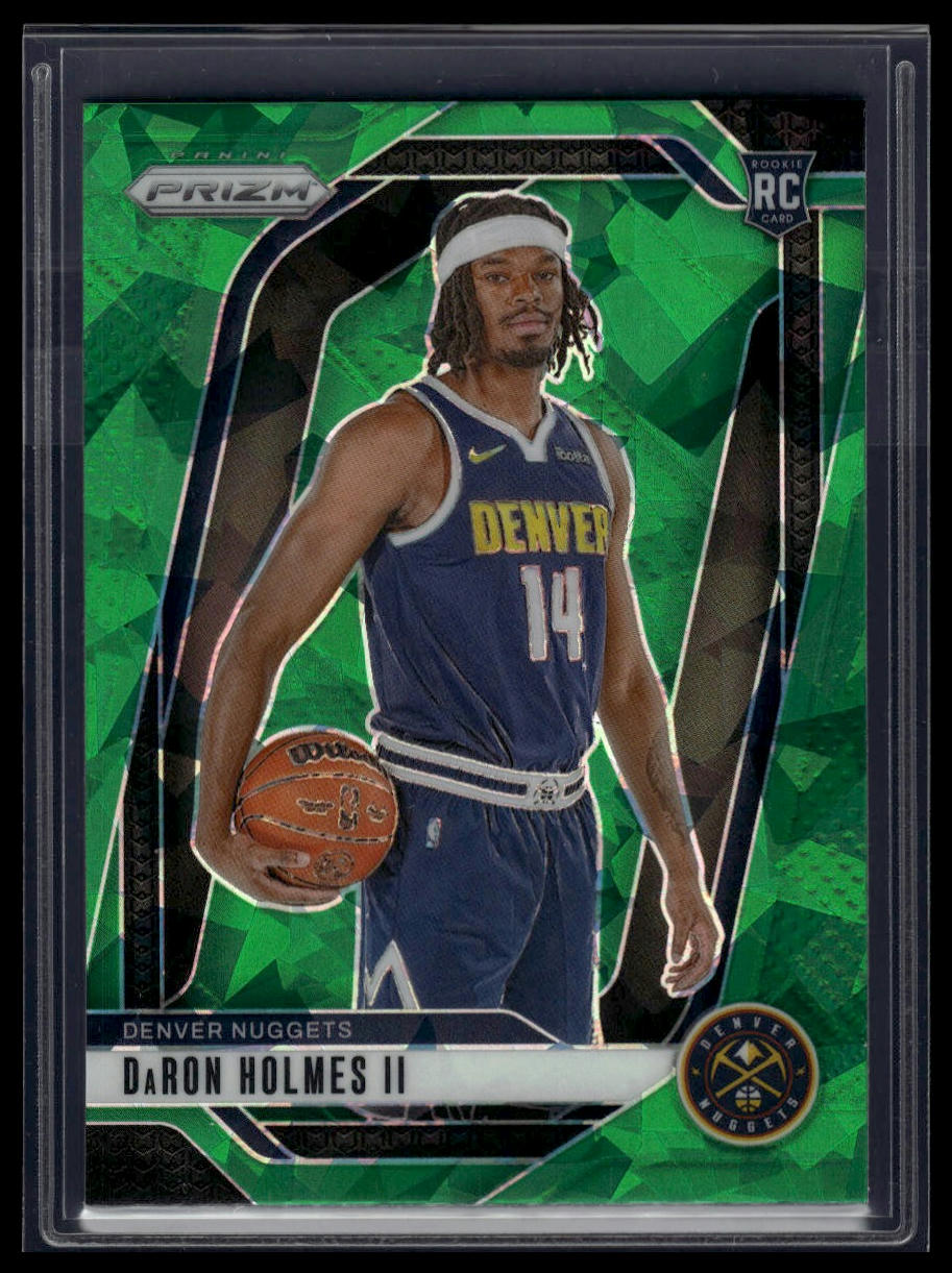 2024-25 Panini Prizm #235 DaRon Holmes II Prizms Green Ice