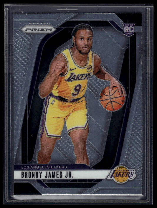 2024-25 Panini Prizm Deca #48 Bronny James Jr. Silver
