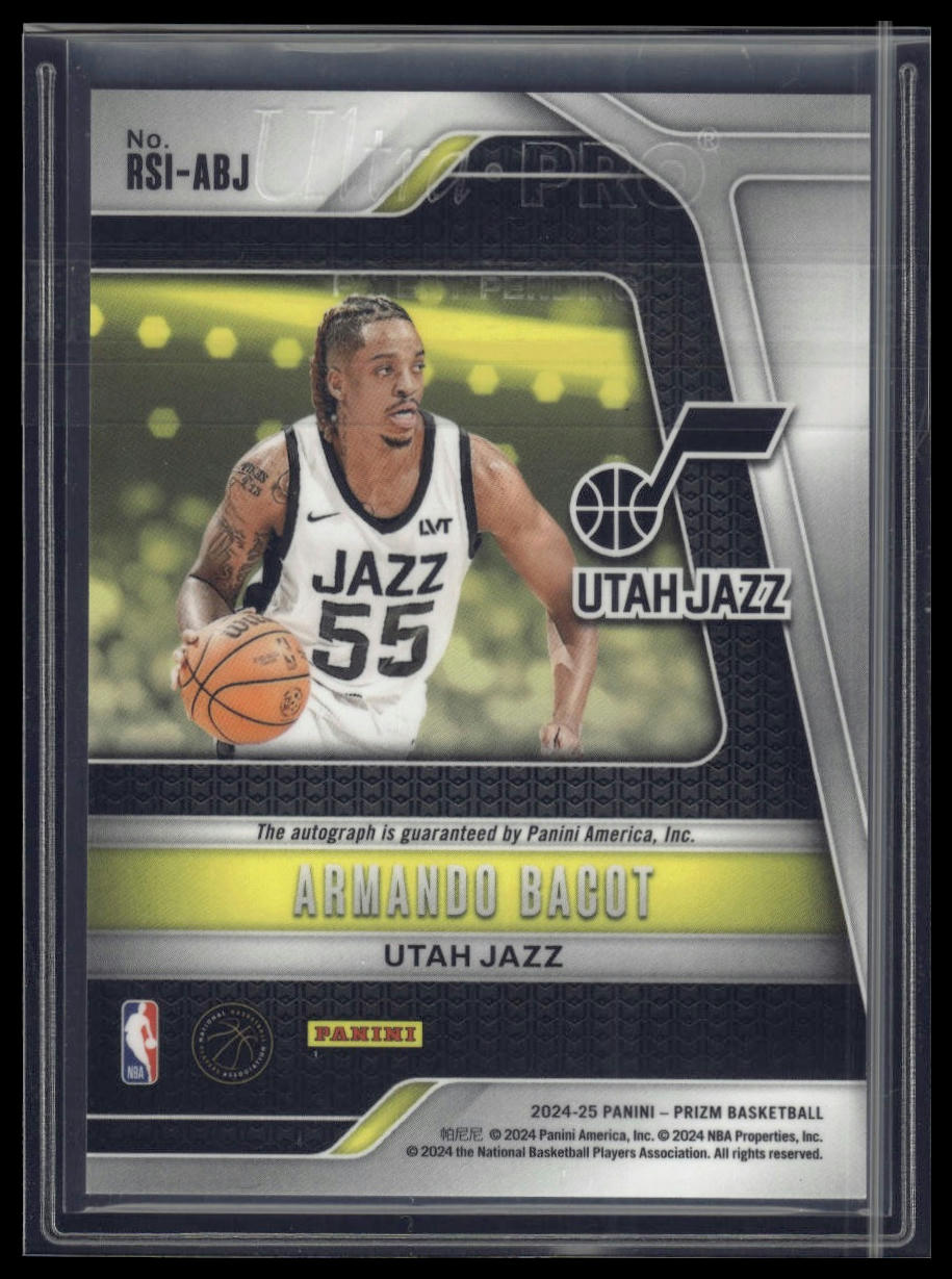 2024-25 Panini Prizm #RSI-ABJ Armando Bacot Rookie Signatures