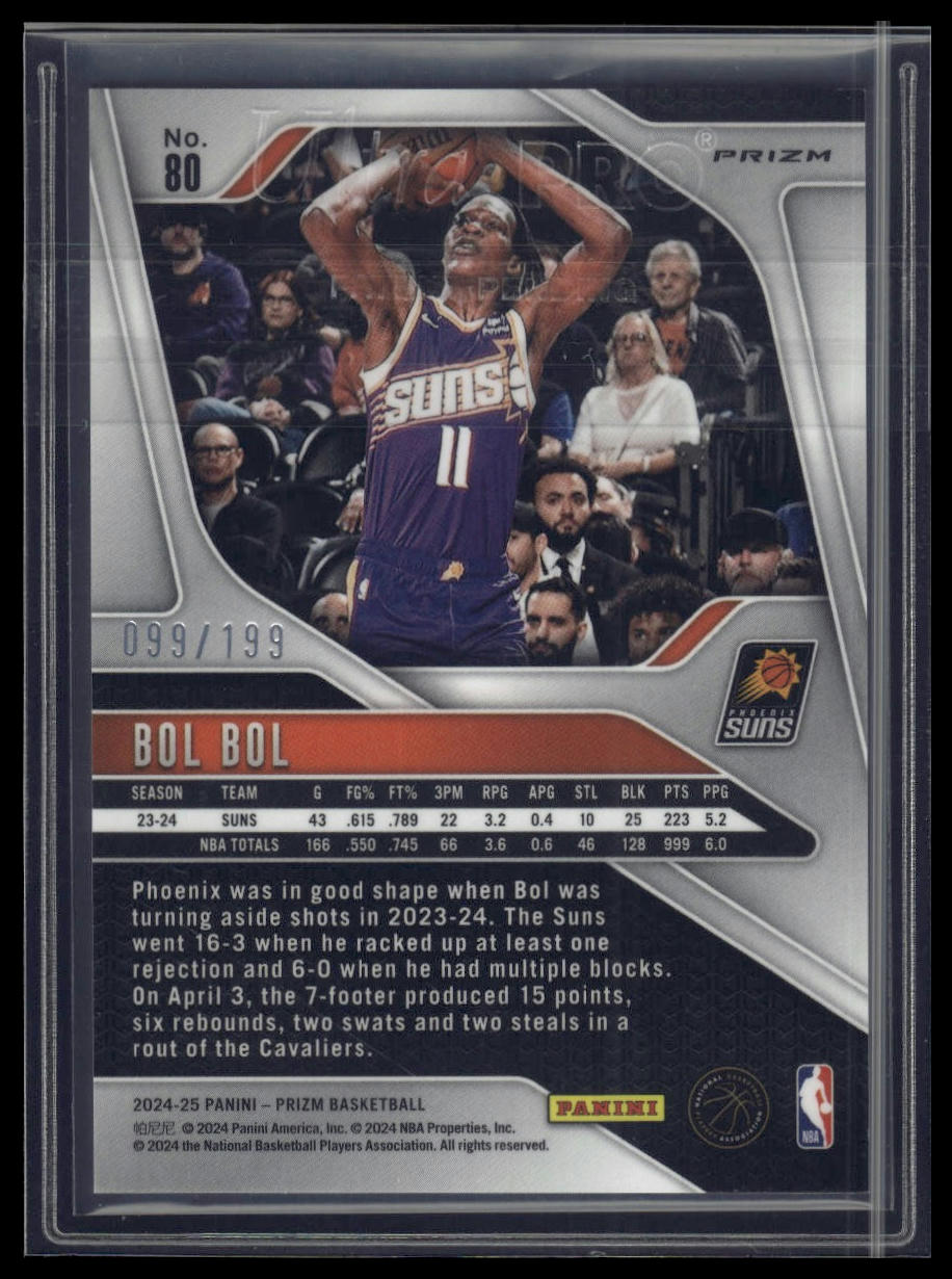 2024-25 Panini Prizm #80 Bol Bol Prizms Blue #/199