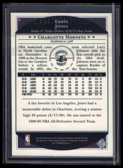 1999-00 Upper Deck Victory #23 Eddie Jones