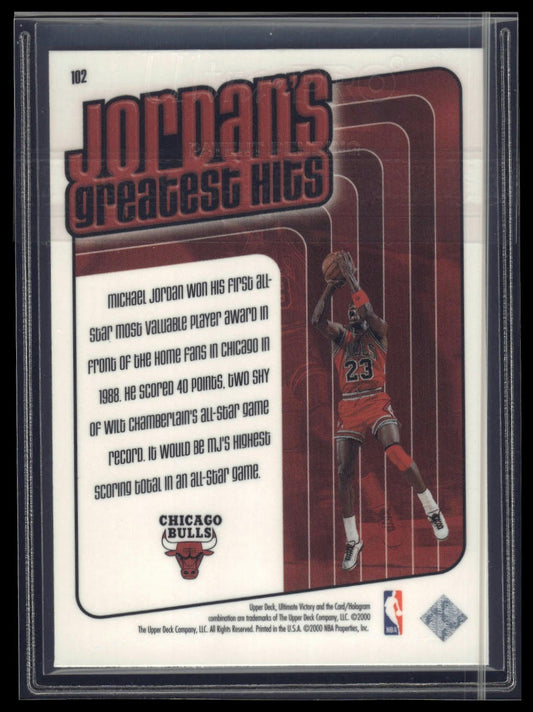 1999-00 Upper Deck Ultimate Victory #102 Michael Jordan