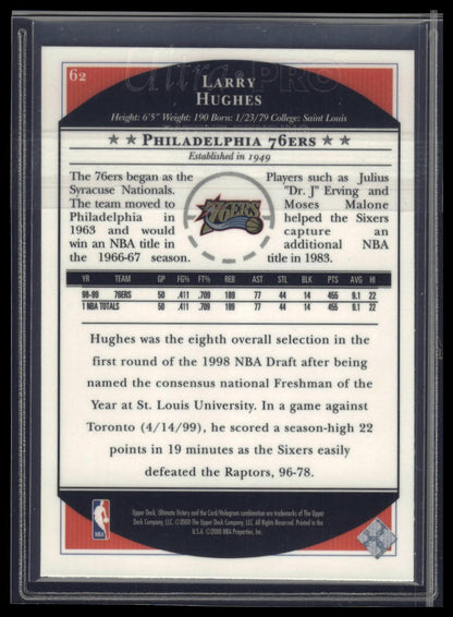 1999-00 Upper Deck Ultimate Victory #62 Larry Hughes