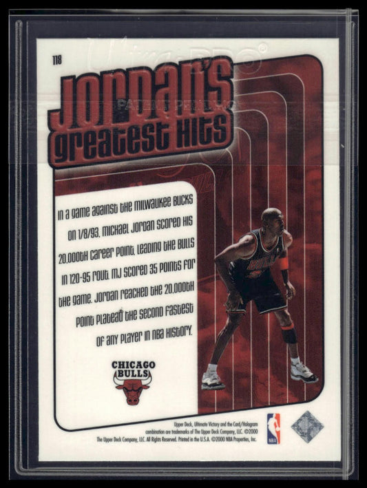 1999-00 Upper Deck Ultimate Victory #118 Michael Jordan