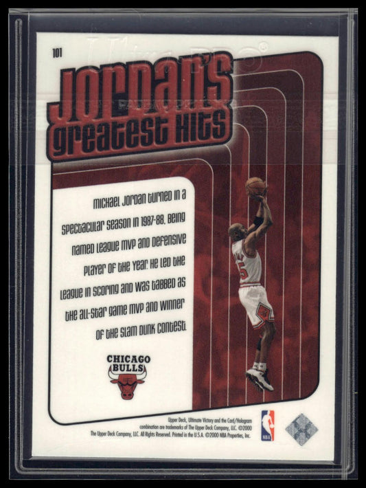 1999-00 Upper Deck Ultimate Victory #101 Michael Jordan