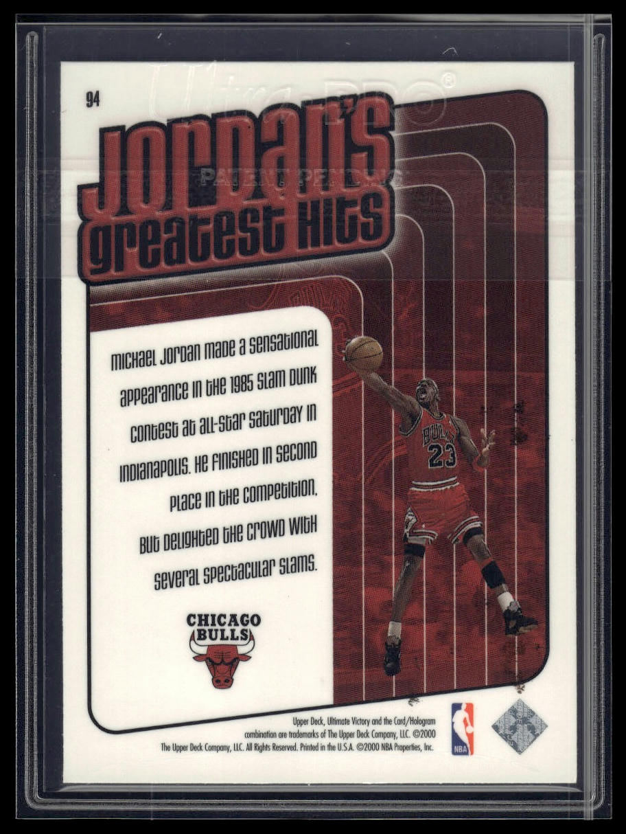 1999-00 Upper Deck Ultimate Victory #94 Michael Jordan
