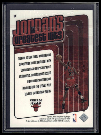 1999-00 Upper Deck Ultimate Victory #94 Michael Jordan