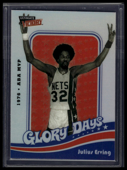 1999-00 Upper Deck Ultimate Victory #DR4 Julius Erving Dr. J Glory Days