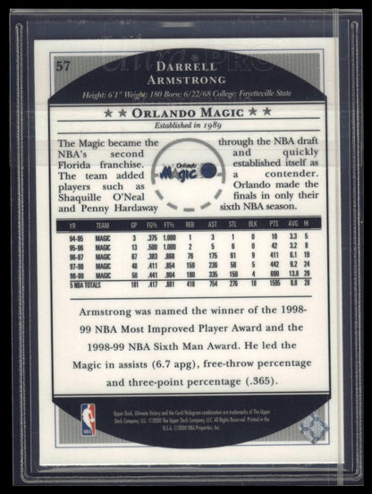1999-00 Upper Deck Ultimate Victory #57 Darrell Armstrong