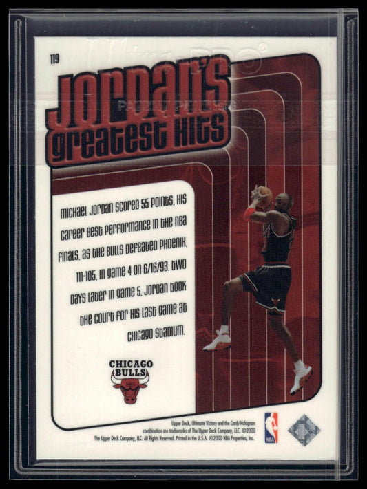 1999-00 Upper Deck Ultimate Victory #119 Michael Jordan
