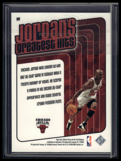 1999-00 Upper Deck Ultimate Victory #100 Michael Jordan