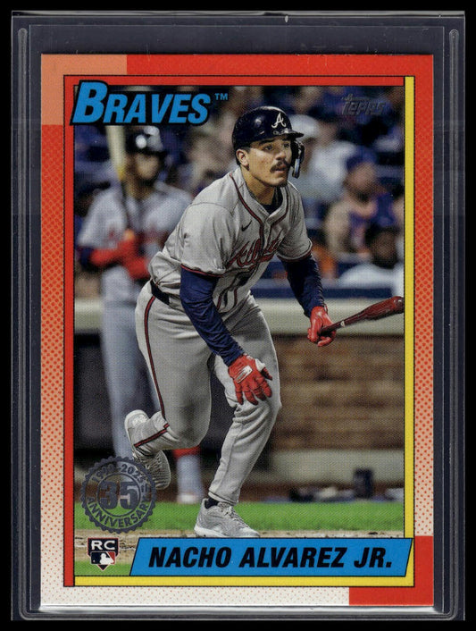 2025 Topps Series 1 Nacho Alvarez Jr. 1990 Topps Baseball 35th Anniversary