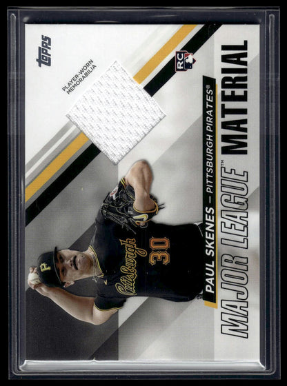2025 Topps Series 1 #MLMU-PS Paul Skenes Major League Materials Relics