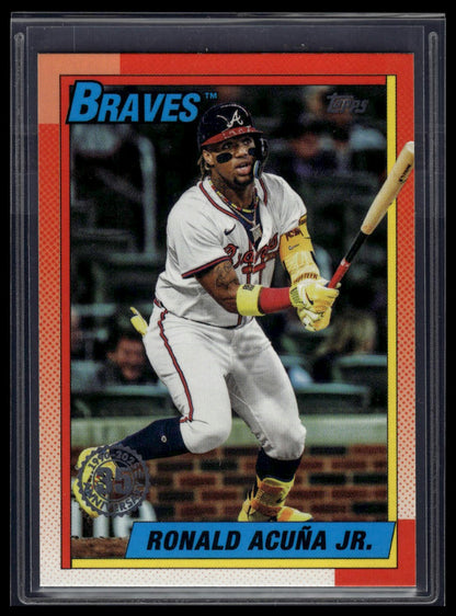 2025 Topps Series 1 Ronald Acuña Jr. 1990 Topps Baseball 35th Anniversary
