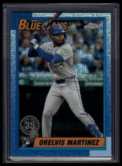 2025 Topps Orelvis Martinez 1990 Topps Baseball 35th Anniversary Chrome