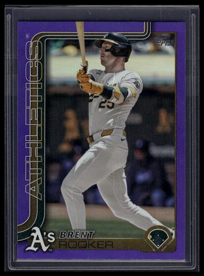 2025 Topps #129 Brent Rooker Purple Holo Foil #/250