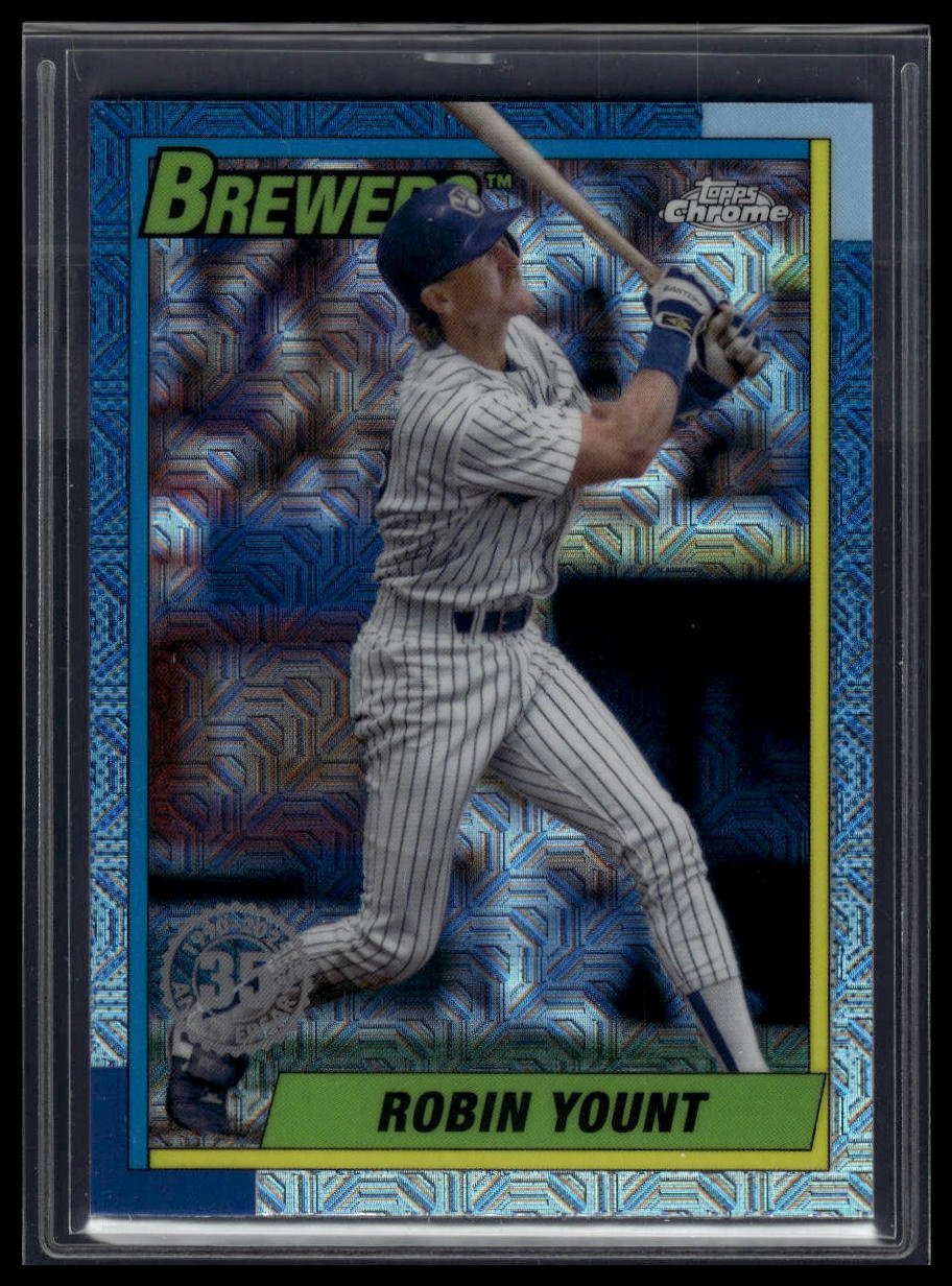 2025 Topps Robin Yount 1990 Topps Baseball 35th Anniversary Chrome