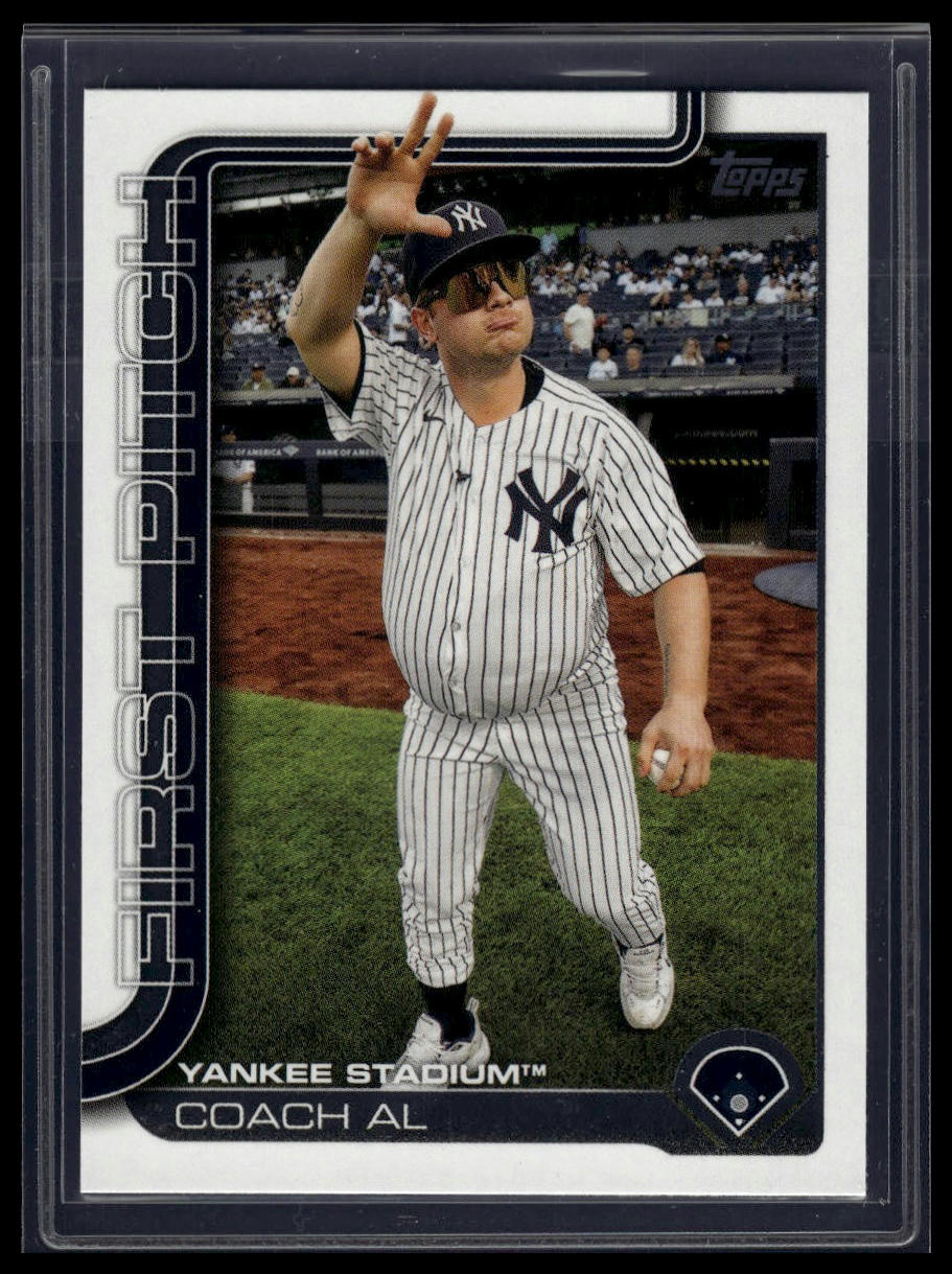 2025 Topps Series 1 #FP-4 Coach Al First Pitch (Series One)