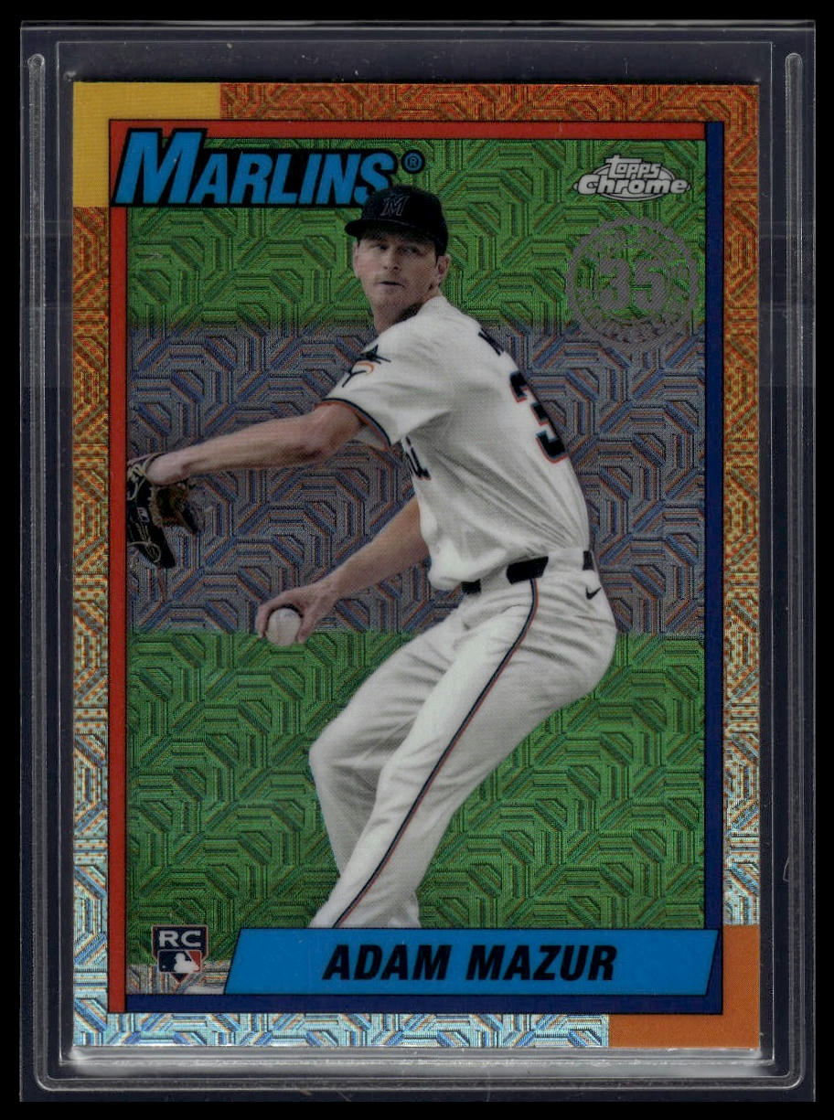 2025 Topps Adam Mazur 1990 Topps Baseball 35th Anniversary Chrome