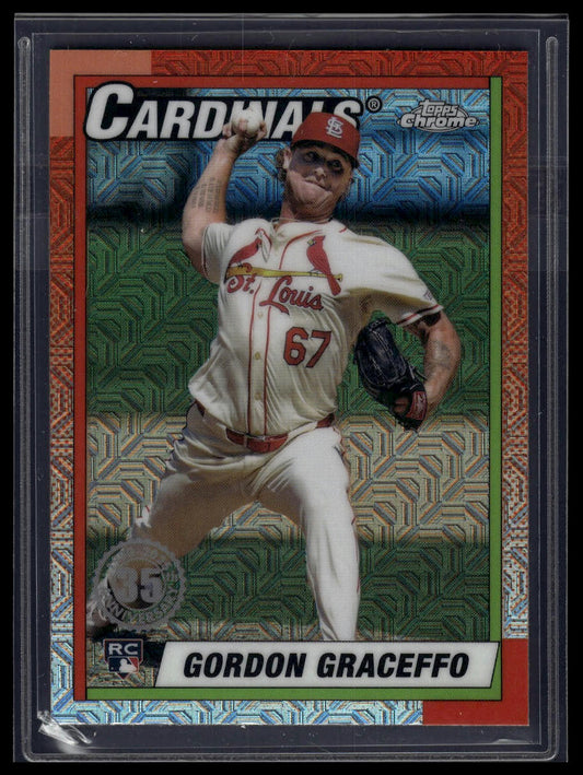 2025 Topps Gordon Graceffo 1990 Topps Baseball 35th Anniversary Chrome