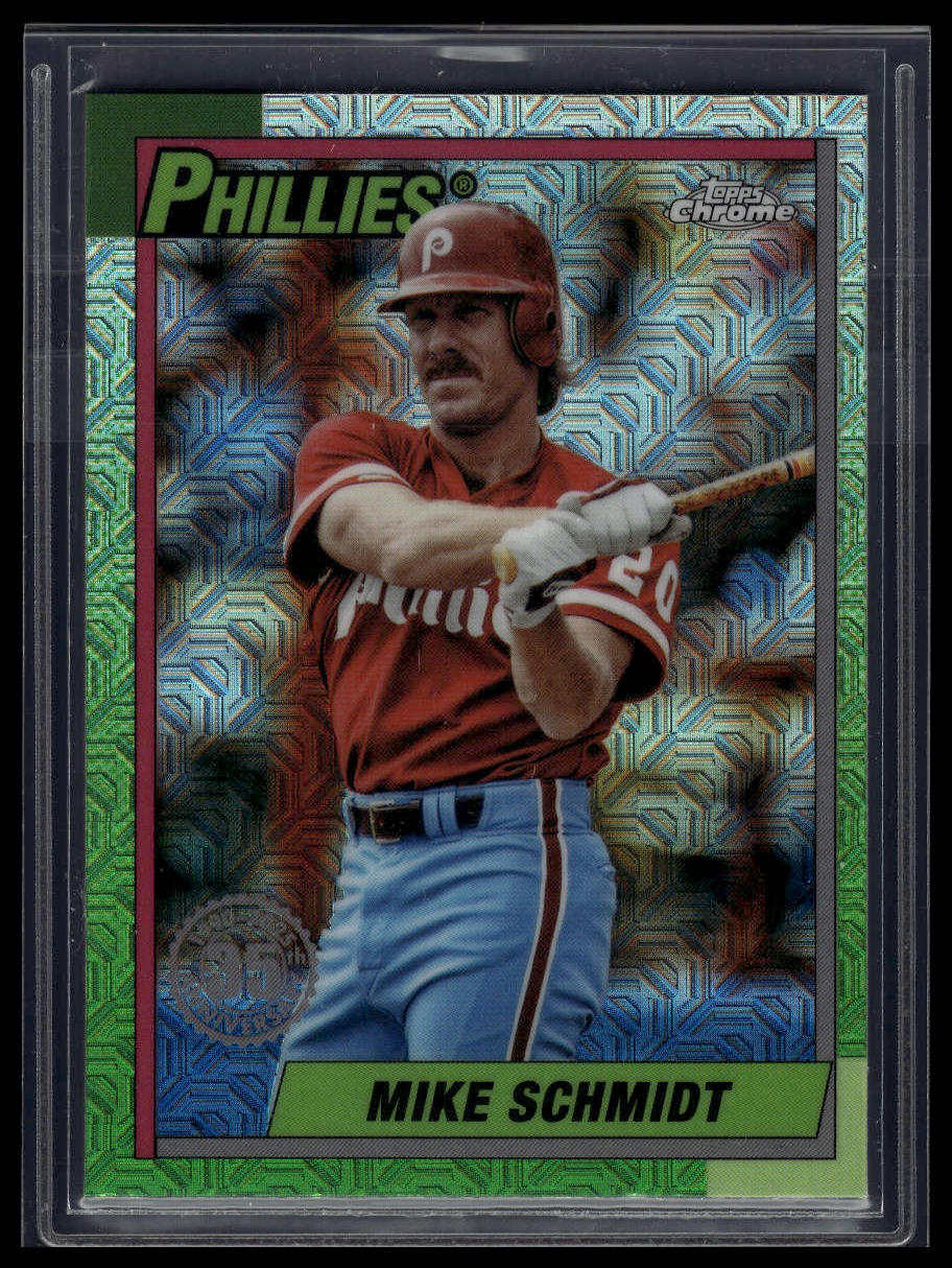 2025 Topps Mike Schmidt 1990 Topps Baseball 35th Anniversary Chrome