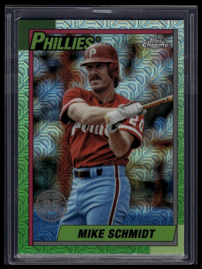 2025 Topps Mike Schmidt 1990 Topps Baseball 35th Anniversary Chrome