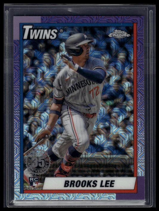 2025 Topps Brooks Lee 1990 Topps Baseball 35th Anniversary Chrome