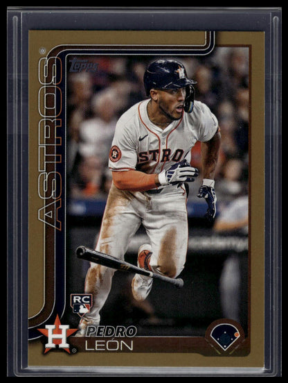 2025 Topps Series 1 #30 Pedro León Gold #/2025