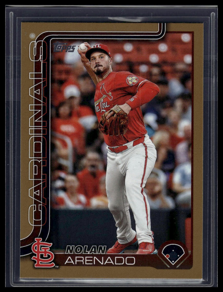 2025 Topps #101 Nolan Arenado Gold #/2025