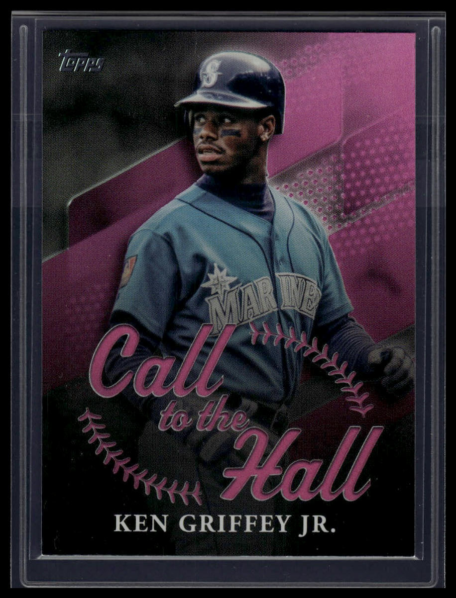 2025 Topps Series 1 #CTH-23 Ken Griffey Jr. Call to the Hall Pink Foil