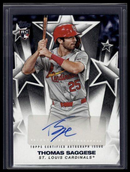 2025 Topps #BSA-SAG Thomas Saggese Baseball Stars Autographs (Series One)